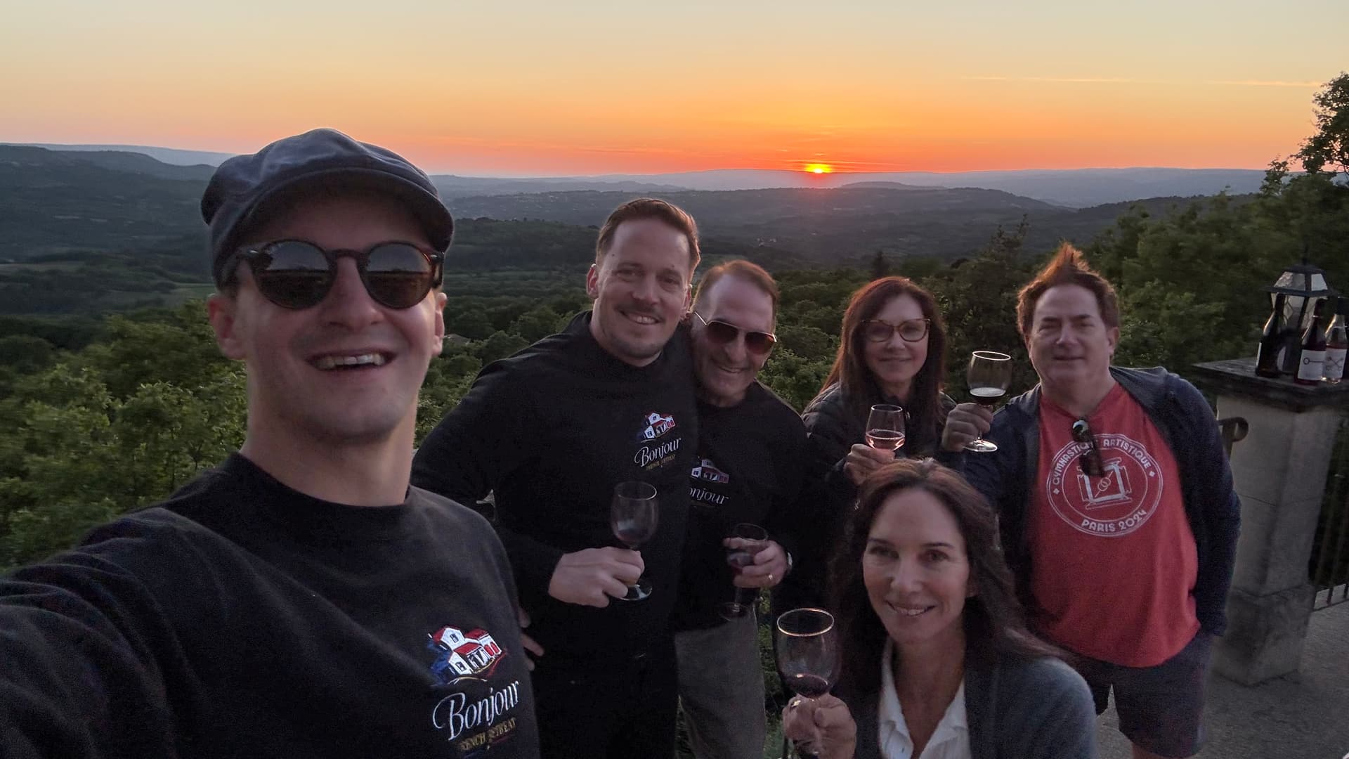 Sunset in Caseneuve, Luberon